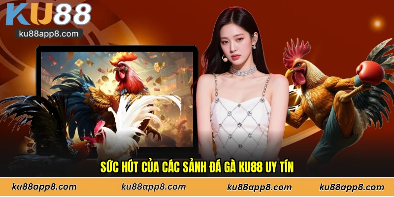 Sức hút của các sảnh đá gà Ku88 uy tín